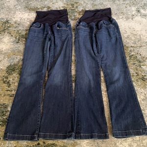 Gap Maternity Long & Lean Jeans - 2 pair